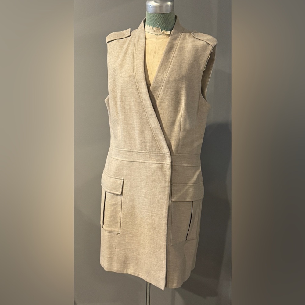 BCBGMaxAzria Wrap Vest women Large